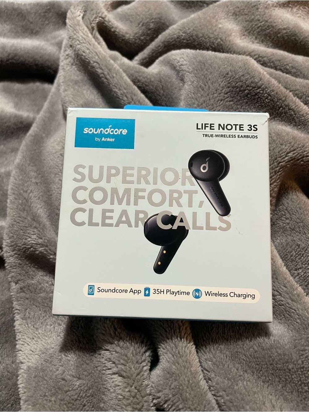 Soundcore Life Note 3S Wireless Earbuds - Black
